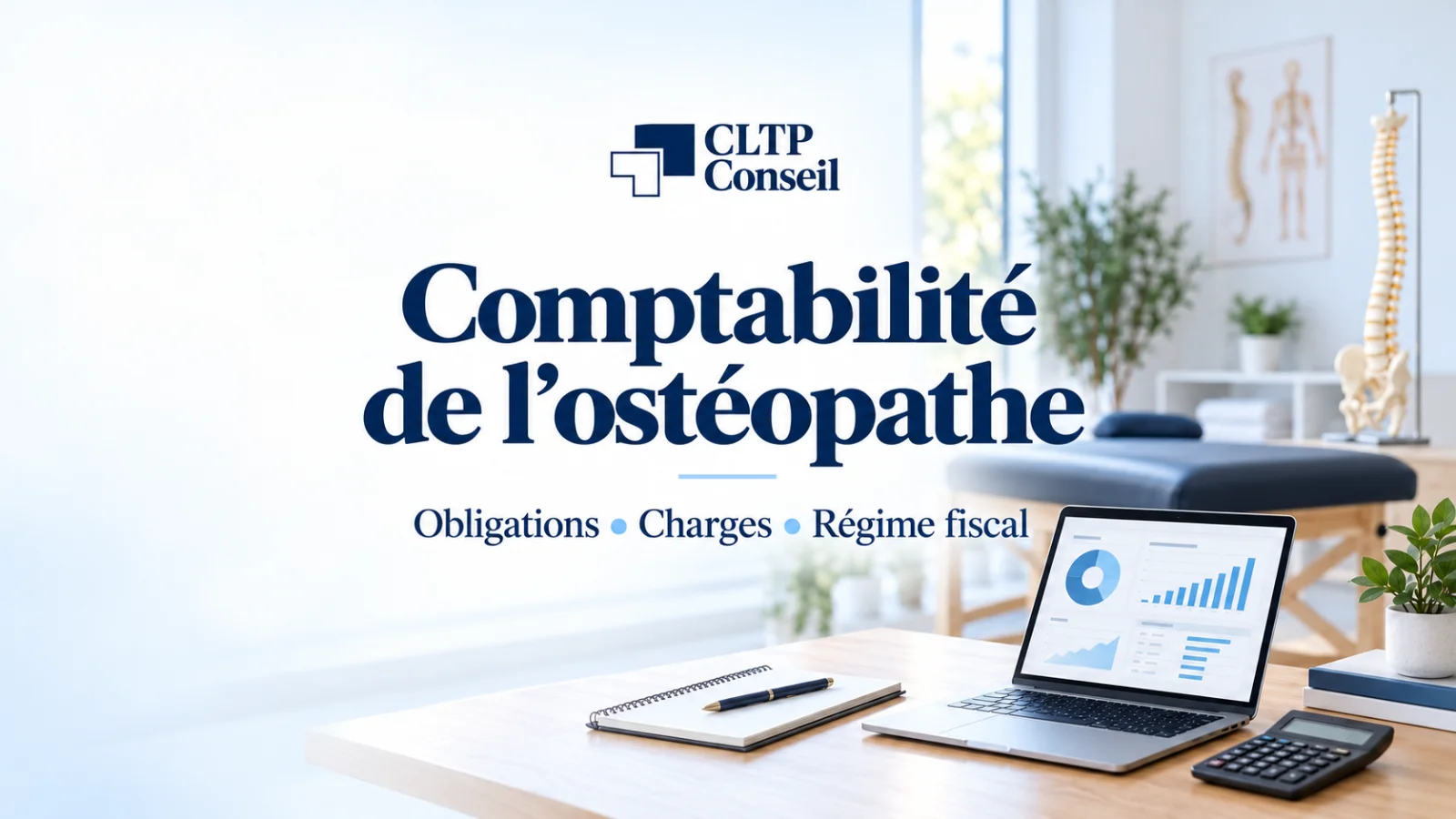 Comptabilité de l’ostéopathe : obligations comptables et régime fiscal – CLTP Conseil